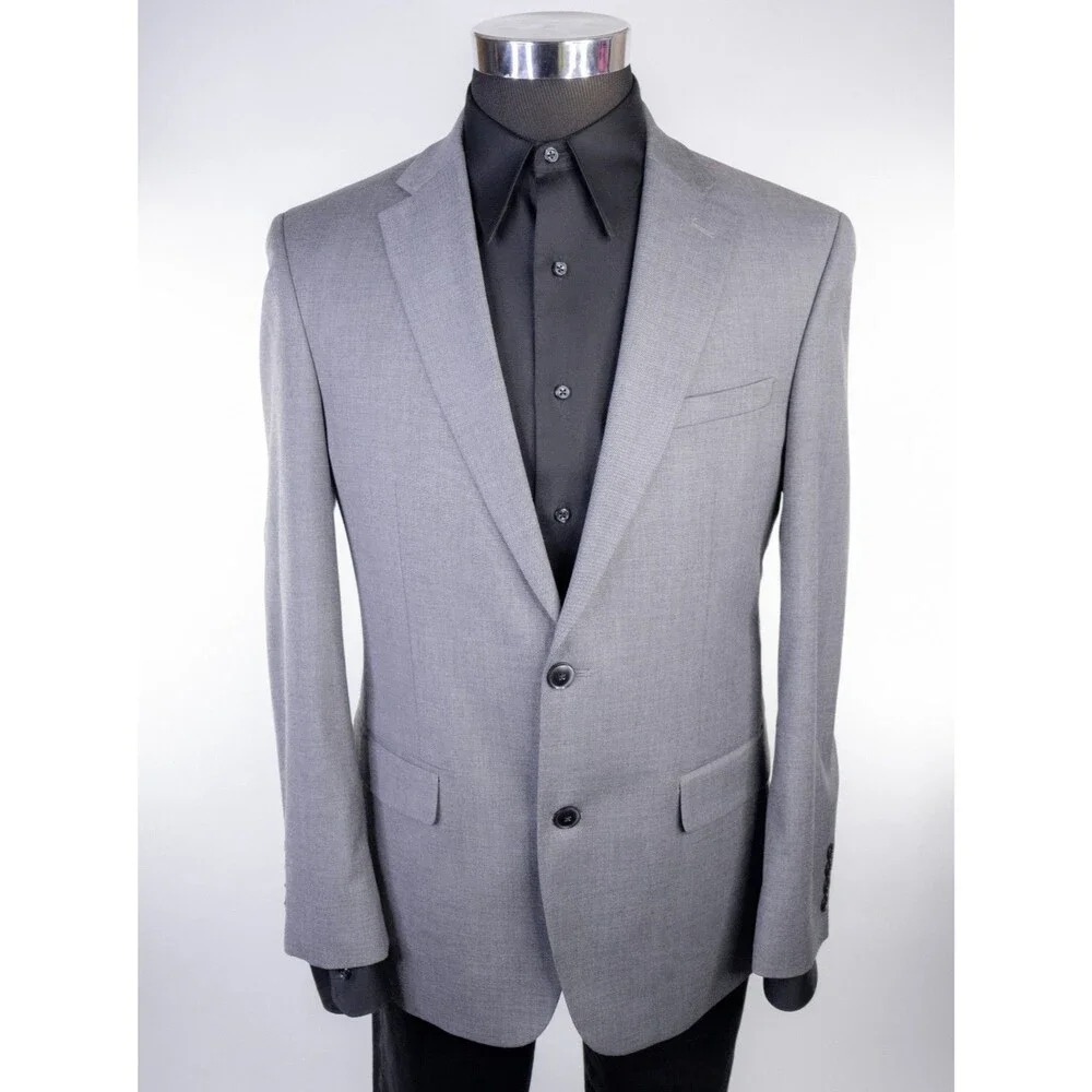 Van Heusen Flex Thermal Comfort Blazer Sport Coat Sz 40R Poly Blend Jacket